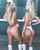 blonde bikini short