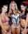 bikini blonde brunette
