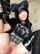emo petite black hair