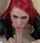 redhead latex suit black bodysuit