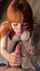 blowjob redhead eye contact