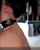leather collar throat fuck blowjob