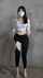 asian spandex dancing hot