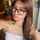 glasses asian brunette