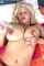 blonde large tits laying down