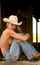 topless cowgirl cowboy hat