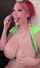 big tits cum pink hair