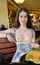 brunette amateur public