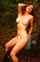 fake boobs outdoor retro