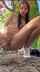 camgirl outdoor peeing