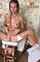 blonde nude shaved sexy sweaty