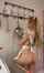 maid blonde asian