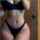 big ass black bra black thong