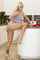 blonde high heels hot