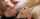 threesome cumshot brunette