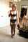 blonde stockings lingerie