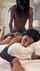 dark hair asian interracial