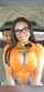 big tits glasses bus