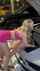 lesbian outdoor car