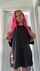 pink hair tattoos script tattoo