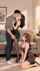 cuckquean cheating kneeling