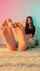 feet cosplay babe