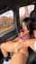 big tits fingering car passenger