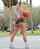 blonde shorts outside