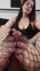 footjob fishnet brunette