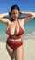 big tits bikini brunette