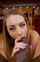 blonde deepthroat blowjob