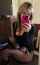 camgirl slender blonde