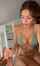bed handjob green bikini