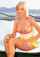 blonde topless outside