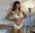 stripping panties brunette