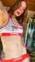 redhead tattoos red lingerie