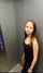 amateur black dress big forehead