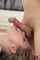 blonde upside down blowjob