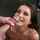cumshot boobs brunette