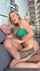 blonde petite riding