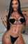 fit muscular tounge tanned