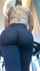 yoga pants treadmill blonde