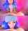 camgirl amateur blue hair