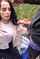 brunette dogging blowjob