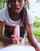 ebony blowjob outdoors