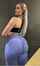 blonde big ass legging