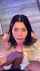 dark hair cute green eyes