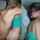 loira chapada dormindo