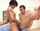 pegging strap on dark hair