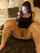 amateur brunette alone